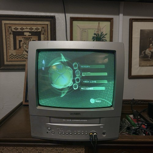 Toshiba crt vcr - crt, tv/vcr