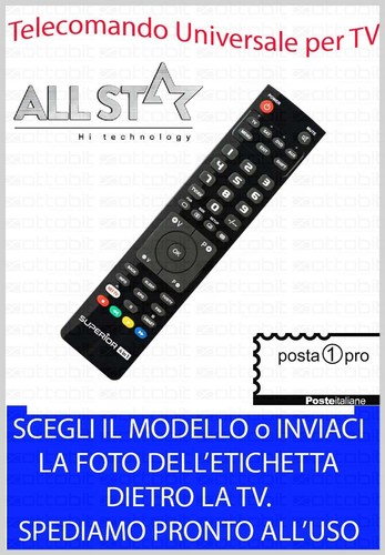 Telecomando universale per - telecomando, tv