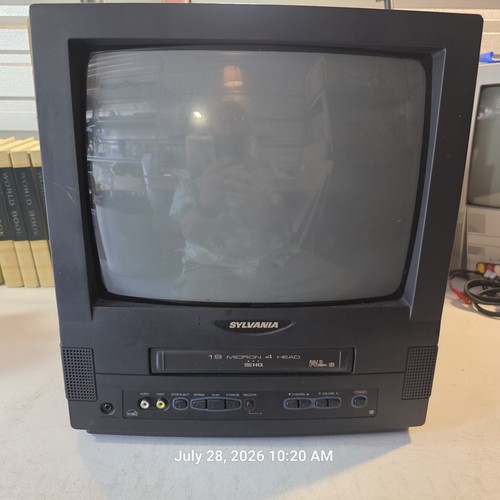 Sylvania ssc130 crt tv vcr - 13",