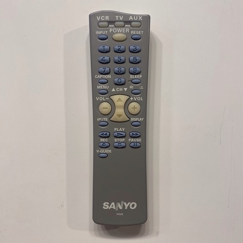 Sanyo fxvr vcr remote - sanyo,