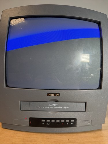 Philips crt vcr - vcr, combo