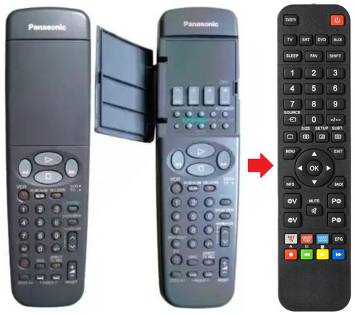 Telecomando adatto per - , tv
